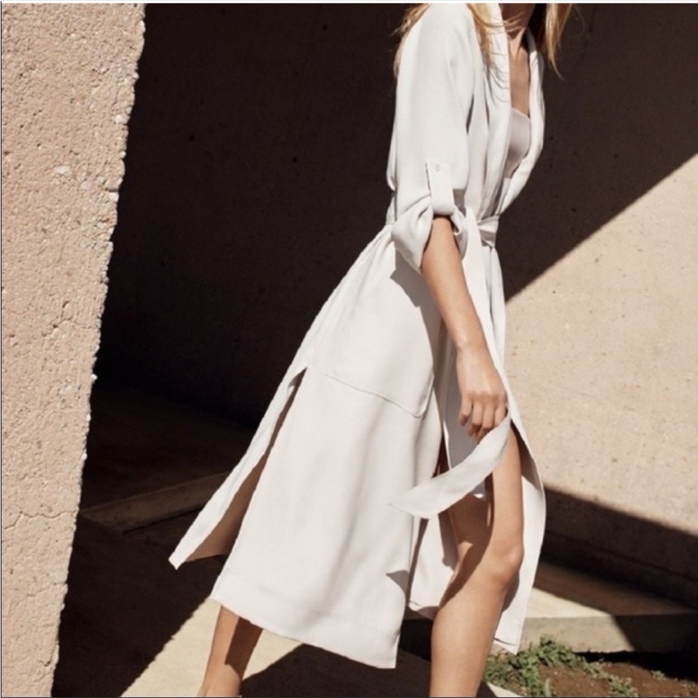 BABATON Kahlo robe in bone jacket cardigan ARITZIA Khalo XS XXS